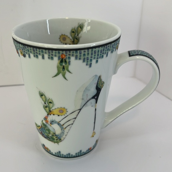 Pictura Kate Follows Peacock Head Over Heels Stilleto Shoe Coffee Tea Mug Cup - Picture 1 of 13